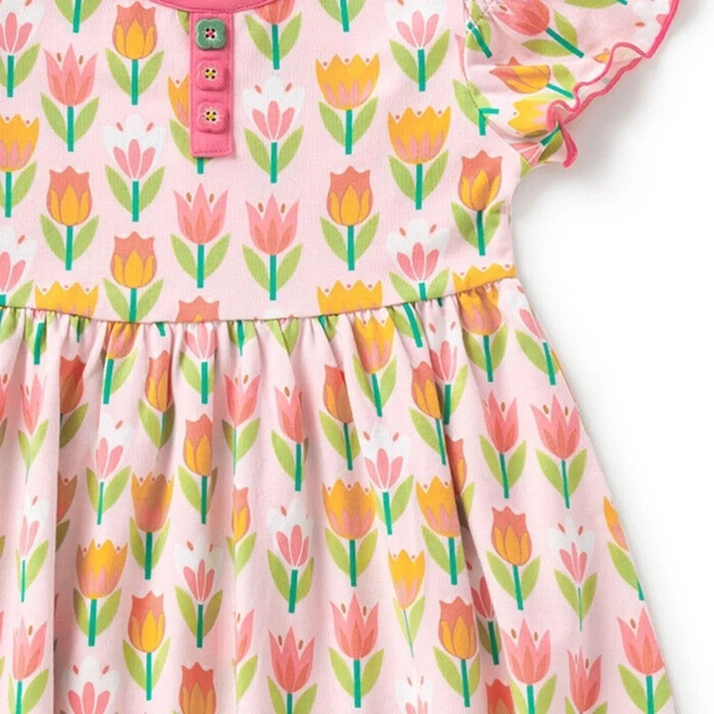 Matilda Jane Let’s‎ go together tulip time dress size 4 spring Easter dress
